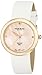 Akribos XXIV Women's AK687RGW Impeccable Swiss Quartz Diamond Mother-of-Pearl Satin Strap Watch