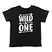 Wild & One Infant T-Shirt, SpiritForged Apparel Black 18 Months