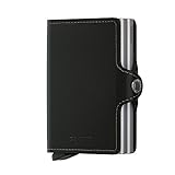 Secrid Men Twin Wallet Genuine Leather Vintage / RFID Safe Card Case for max 16 cards