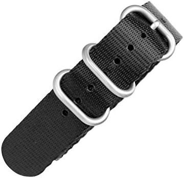 Zulu Seat Belt Material Strap (24mm, black)