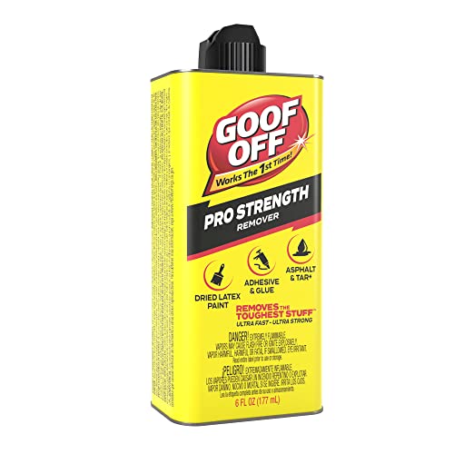 Goof Off Professional Strength Remover, 6 fl. oz., Latex Paint and