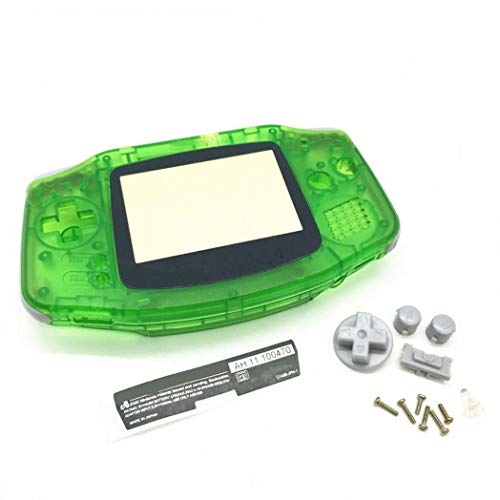 Replacement Parts Housing Shell Case Cover for Nintendo Gameboy Advance Console - Transparent Green