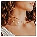 S.J JEWELRY Women Simple Delicate Full Moon 14K Gold Plated/Rose Gold/Silver Plated Layered Pendant Handmade Star Chokers Necklaces (Rose Gold)