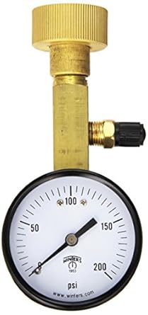 thumbnail interactive-video image 1 of MEASUREMAN Air Over Water Test Gauge - 0-200 PSI, 2" Dial, 1/4" NPT Top Mount 1 of 11