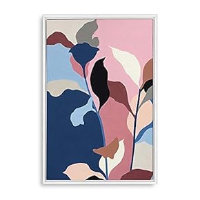 Elegant Print Created By a Professional Artist Framed for Living Room Bedroom Abstract Flowers for