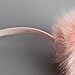 ACTLATI Lovely Cute Fashion Girls Headband Big Single Pompom Fur Fluffy Ball Hairband Party Masked Ball Hair Pins Headwear Hairband Off-white