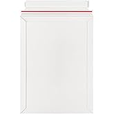 Proprobag 700 GSM Rigid Mailers 9x12, 25 Pack Thick Self Adhesive Stay Flat Cardboard Envelopes for Shipping Photos, Documents, Collectible Trading Cards