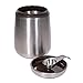 MEKBOK Coffee Canister,Airtight Stainless Steel Kitchen Food Storage Container with Date Tracker and Scoop for Grounds Coffee,Airtight Coffee Beans, Flour,Cereal,(18 OZ