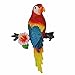 MTinHD Decorative Parrot Wall Mount Sculpture and Statue, Red