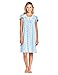 Casual Nights Women's Cap Sleeve Floral Nightgown - Blue - Medium