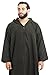 Moroccan Men Djellaba Handmade Winter Cotton Delicate Embroidery Burgundy Large to X-large