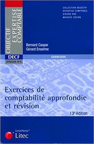 Amazon Fr Decf Epreuve N 6 Exercices De Comptabilite Approfondie Et Revision Ancienne Edition Caspar Bernard Enselme Gerard Livres