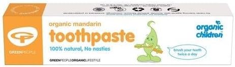The Green People Company 50 ml Organic Fruity Kids Mandarin Toothpaste - 2-Pack