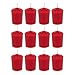SRG Red Unscented 15 Hours Votive Candles Pack of 12 primary
