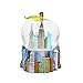 Mini New York City Snow Globe Apple Leaf 2.5 Inch NYC Snow Globe