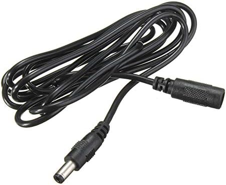 Cactus 2M 5.5mm x 2.1mm DC Power Male to Female Extension Cable Cord Connector