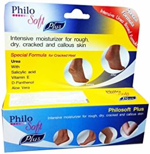2 Packs of Philosoft Plus Cracked Heel Relief Cream, Intensive Moisturizer for Rough, Dry, Cracked and Callous Skin. (50 G/ Pack)