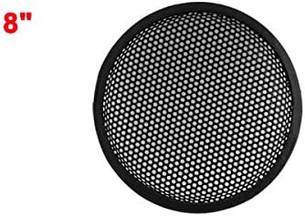 sourcing map 8inch Dia Black Metal Mesh Car Woofer Cover Speaker Grill Protect, 8 inch - Image 3