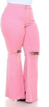 super flare plus size jeans