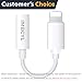 IMBCYL Lightening Adapter Headphone Compatible for iPhone 7/7plus/8/8plus/X/10 3.5mm Jack Headphone Adaptor Splitter Extender Aux Audio Adapter Cable Suppor iOS 11 or Later