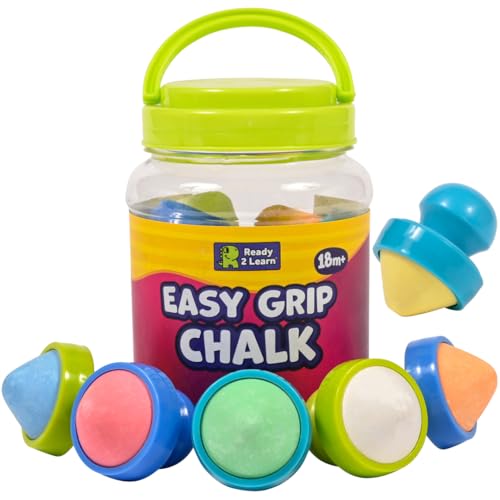 Center Enterprise READY 2 LEARN Easy Grip Chalk | Non Toxic | Six Colors | 18m+…
