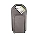 True 2766 Metro 2 bottle 6 piece wine travel bag and insulated wine carrier tote carrying Picnic cooler bag with handle, grey and green