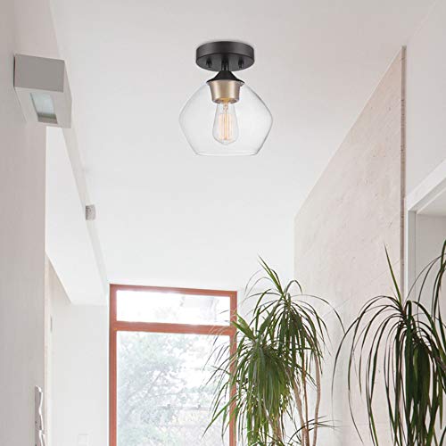 6 Globe+Electric+60333+Harrow+Semi+Flush