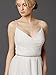 Mariell Crystal Bridal Sash, Rhinestone Wedding Belt for Gowns - Ivory Ribbon