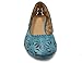 Greatonu Womens Flower Cut Out Flat Ballerina Shoes