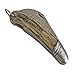 Joseph Bentley Traditional Garden Tools Carbon Steel Pruning Knife - Great For Roses, Shrubs, and More - Solid Oak Handle - Long Lasting Durability