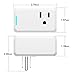 Mini Smart Plug 2 Pack Compatible with Alexa Echo Google Home IFTTT,no Hub Required,Wifi enabled Smart Socket Control your Devices from Anywhere,Occupies Only One Socket