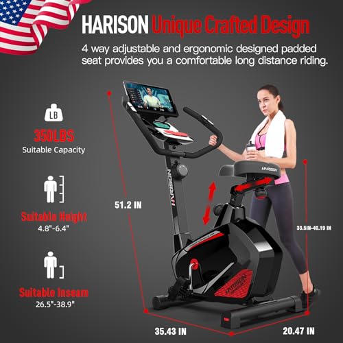 harison magnetic upright exercise bike