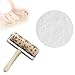 Hand-held Embossed Rolling Pins Christmas Wooden Hand Grip Engraved Rolling Pin for Baking Non-stick Embossed Professional Dough Roller for Cookies with Patterns for Kids and Adults (Snowflake)