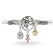 Inspirational Mustard Seed Matthew 17:20 Silver Tone Charm Bracelet