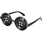 Button Eyes Glasses Anime Movie Merchandise Cosplay Halloween Costume Accessories Stuff Gifts