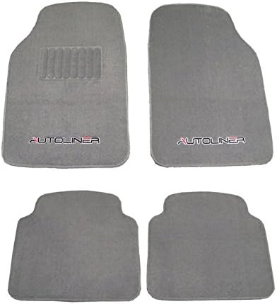 4pc Heavy Duty Carpet Car Mats Compatible With Honda 104 Gray
