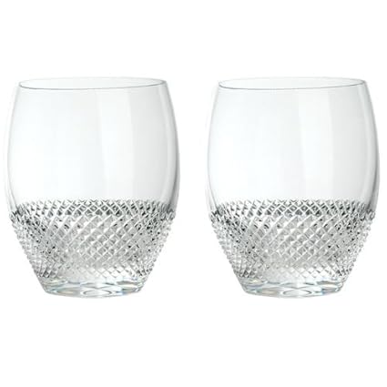 Waterford Crystal John Rocha Lume Tumbler Pair Amazon Co Uk