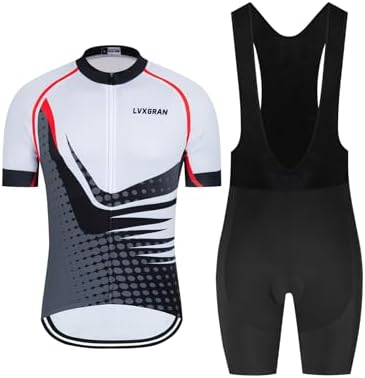 Amazon.com: SUDU SUDO Men's Cycling Jersey Set Road Bike Shirts