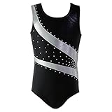 EFINNY Girls' One-piece Dancing Gymnastics Athletic Camisole Leotard