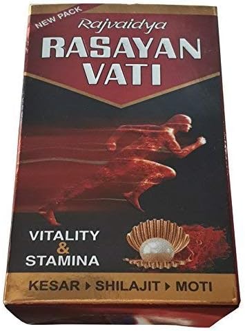 Raj Vaidya Rasayan Vati Vitality & Stamina - 60 Pills (Youthful Vigour & Vitality)