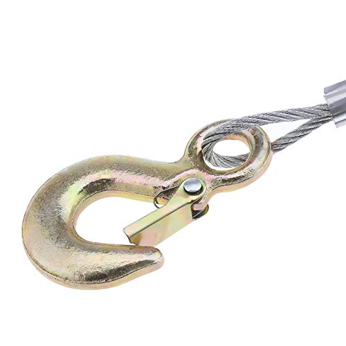 600Lbs Hand Winche with Safety Pawl and Mooring Hook, Fit for ATV Boat Trailer (8M Wirerope) - Image 6