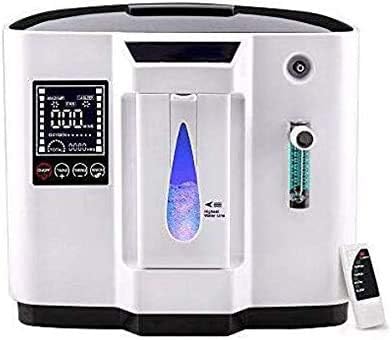 Knoijijuo Oxygen Concentrator, Portable Oxy-Gen Con-Centrator, Machine Bar O2 Adjustable 1-6L / Min for The House And Le Voyage