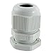 uxcell 10 Pcs White Plastic PG11 Waterproof Cable Glands Connectors