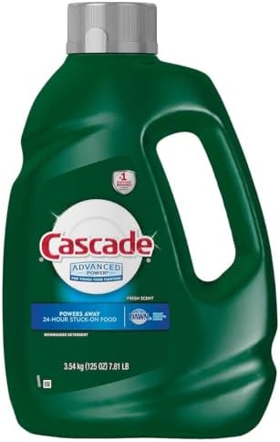 Cascade Advanced Power dishwasher detergent gel 125 oz Plastic Bottle ...