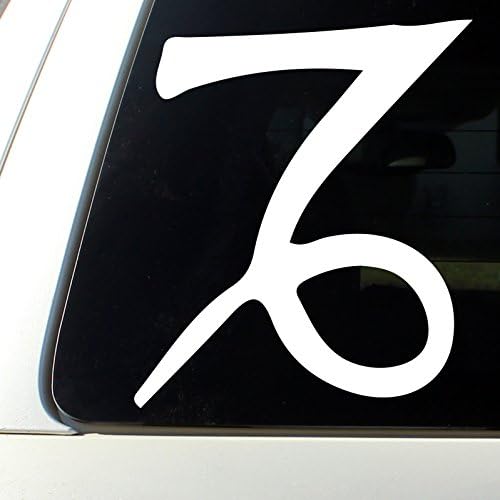 Zodiac Capricorn car decal sticker 12 signs numerology psychic astrology sun