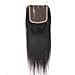 Lanyi Hair Virgin Brazilian Hair Straight Three Part 130% Density Lace Closure 10
