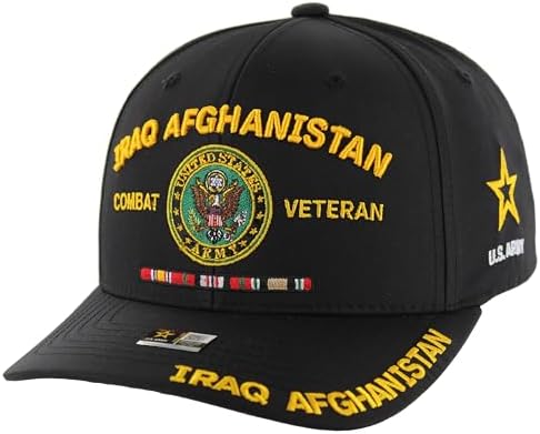 JM Warriors Desert Storm Veteran Hat for Men Officially Licensed