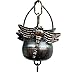 Beautiful Dragonfly Iron Rain Chain Design - Trickles Down Filling and Overflowing Each Little Bucket and Creating a Soothing Sound