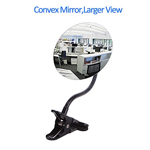 Eapele 5.5” Clip On Office Desk Security Mirror Convex 5.5" Clip On