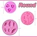 5 Pack Leaf Fondant Silicone Mold 3D Mini Maple Leaf Rose Shaped Leaves DIY Cake Mold Cupcake Decoration Tool Assorted